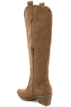 WESTERN PARTY KNEE HIGH BOOTS CAMEL