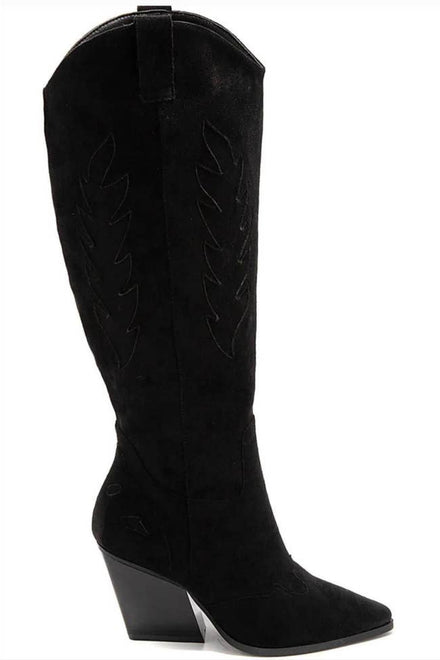 BLACK COWBOY BOOTS