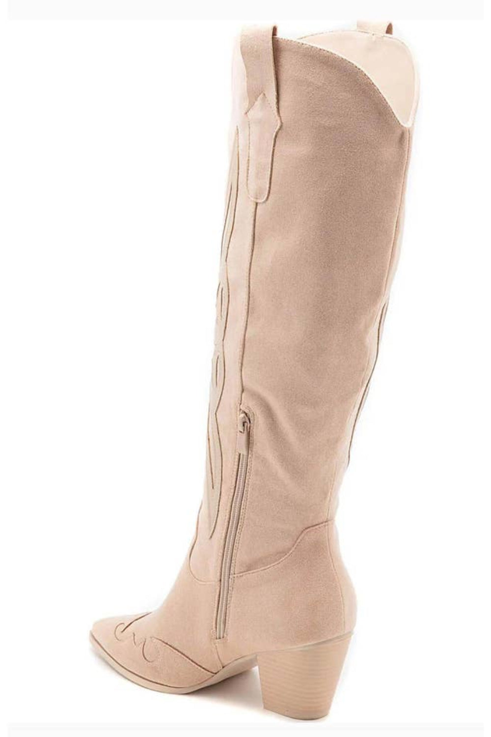 BEIGE COWBOY BOOTS