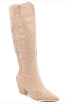 BEIGE COWBOY BOOTS