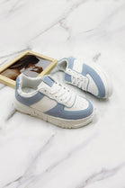 Women’s High Platform Blue Chunky Sneakers