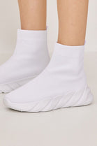 WHITE SOCK SNEAKERS SHOES